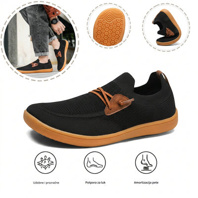 Mrežasti ortopedski tenisici – s potporom svoda stopala za ublažavanje boli; mekani, amortizirajući.
