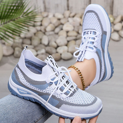 Ležerne ortopedske cipele s kontrastnim obojenim panelima — s potporom svoda stopala za lakše i udobnije hodanje