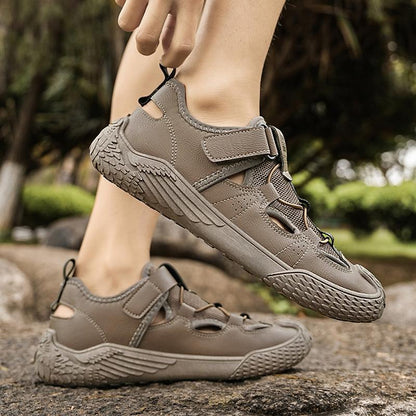 Ergonomske ortopedske sandale — s potporom svoda stopala za ublažavanje bolova u stopalima, stabilizaciju pete i smanjenje nestabilnosti pri hodanju